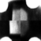 Sample jitter from four corners of a Spirit Datacine scan.