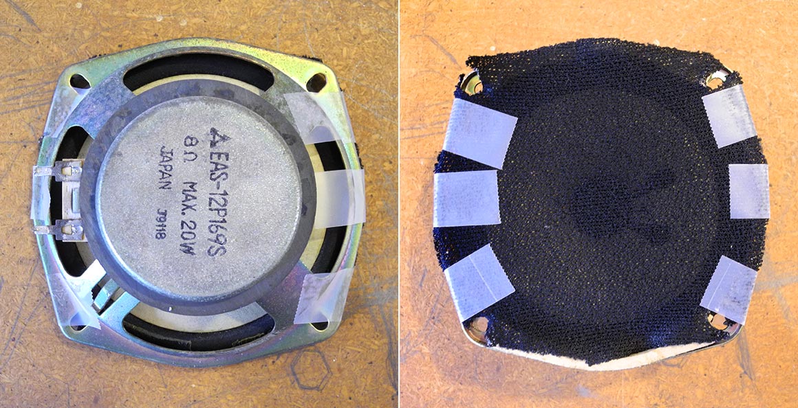 photos of speaker repair