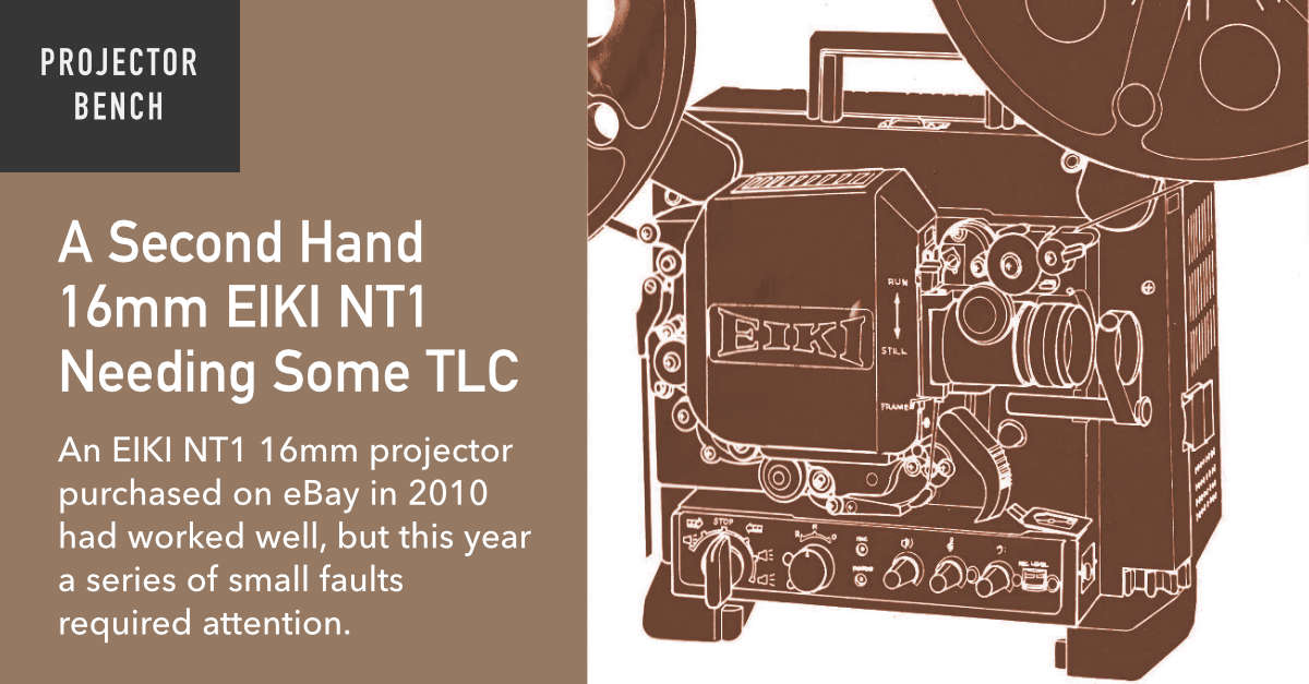 Tlc Bench A Second Hand 16mm EIKI NT1 Needing Some TLC